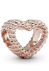 marvelous rose I love you open heart Pandora baby charm  